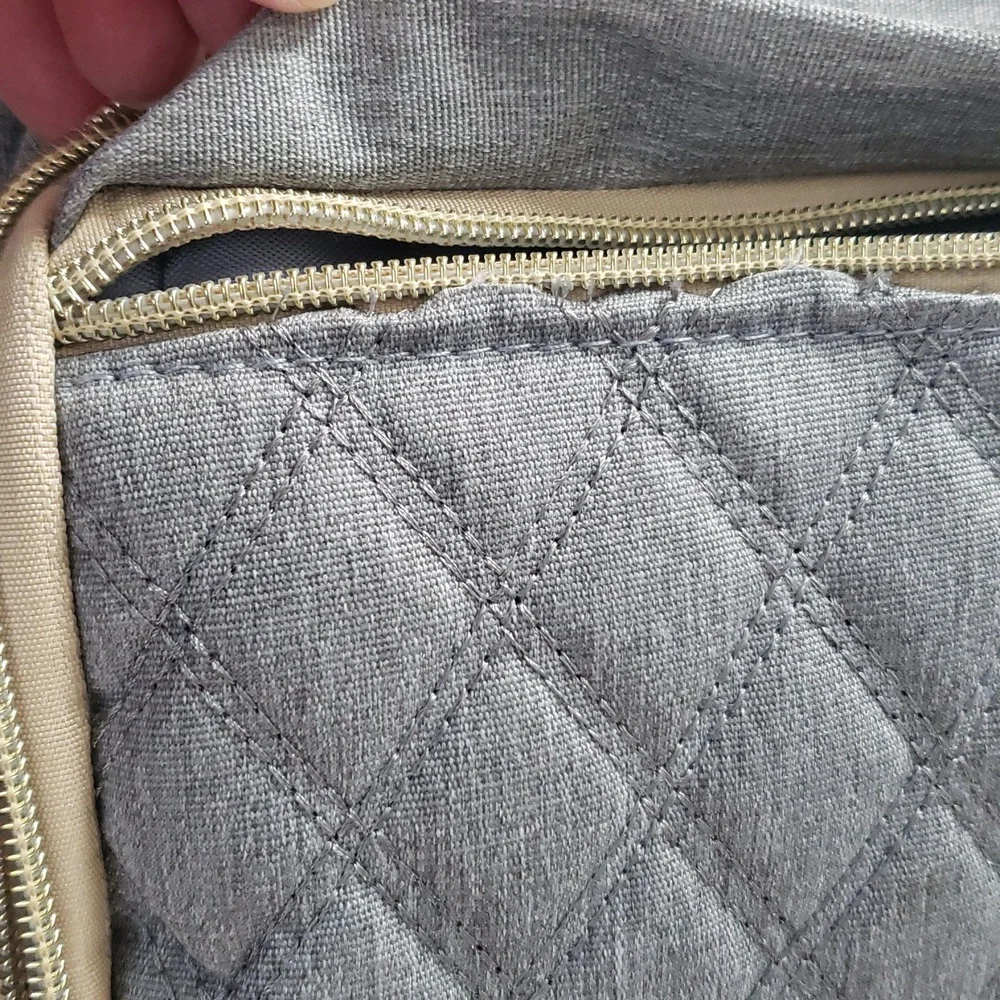 Sunshine Gray Backpack Diaper Bag Multifunction Like New